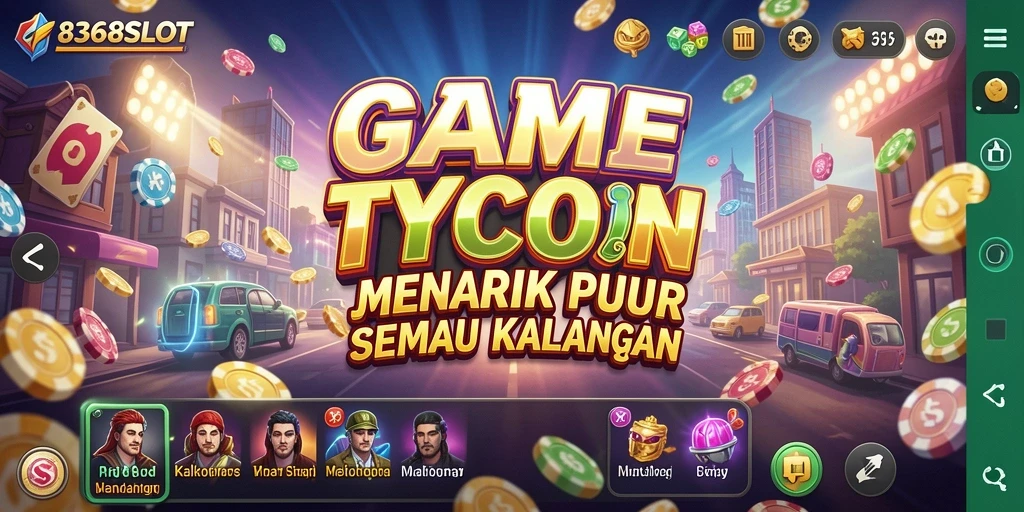 Tampilan menarik dalam gameplay Tycoon di 8368SLOT.
