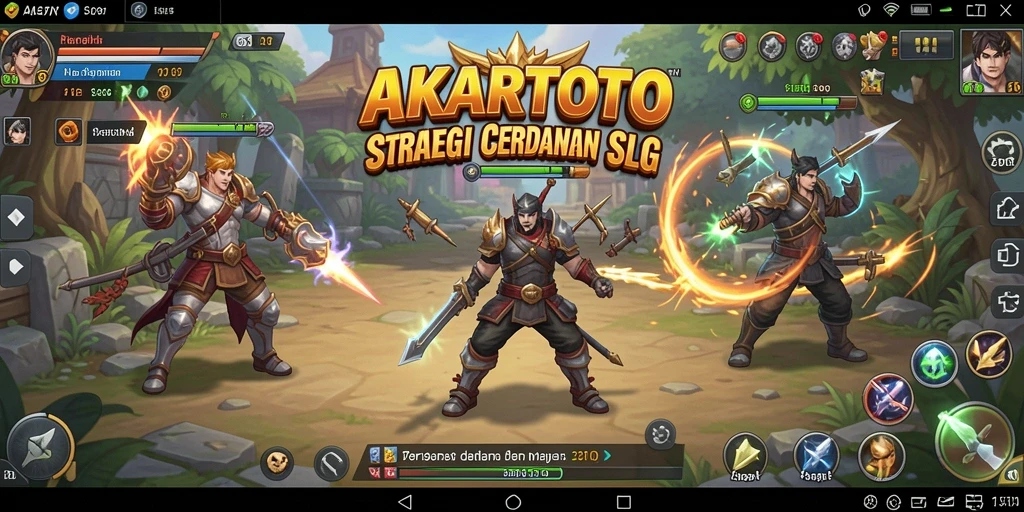 Screenshot gameplay menampilkan strategi seru dalam AKARTOTO.