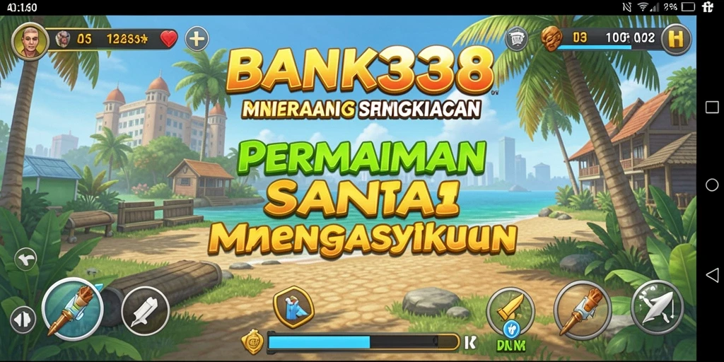 Screenshot menampilkan gameplay santai BANK338 yang menarik.
