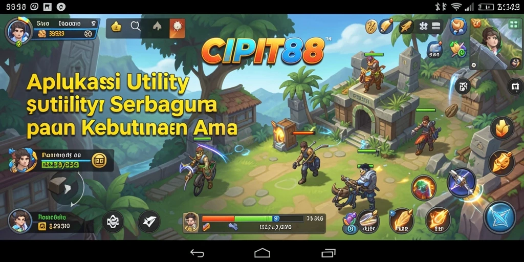 Tampilan antarmuka <strong>CIPIT88</strong> yang simple dan mudah digunakan.