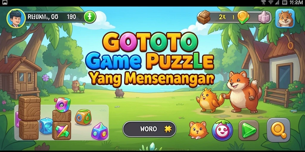 Tampilan gameplay GOTOTO yang seru dan penuh tantangan.