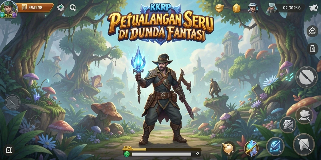 Gameplay seru KKRP dalam dunia petualangan yang menakjubkan.
