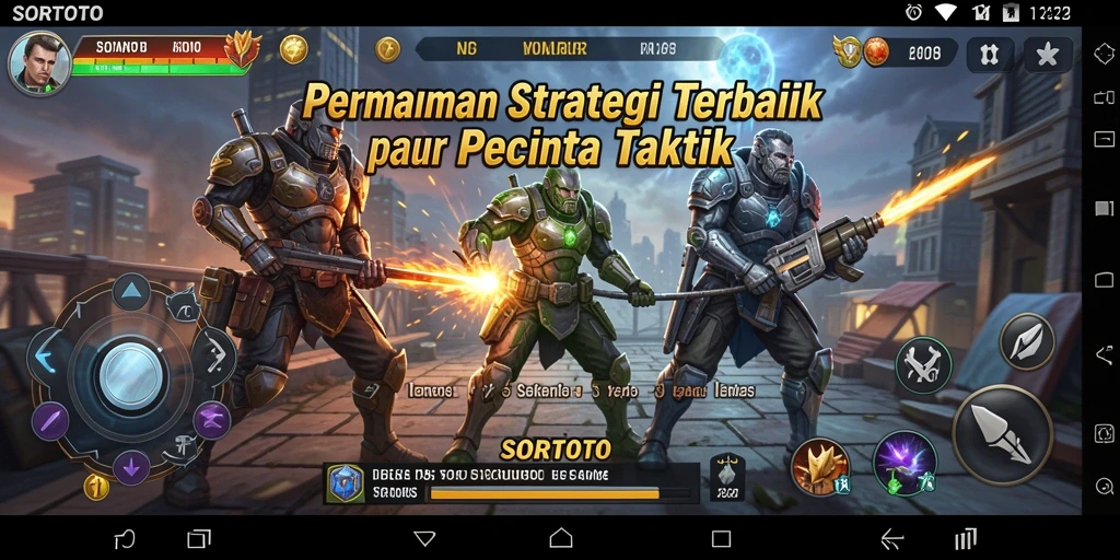 Tampilan menarik dari gameplay SORTOTO yang penuh strategi.