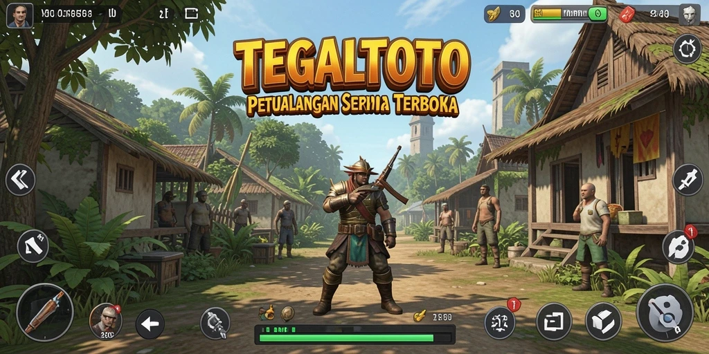 Gameplay seru di dunia terbuka TEGALTOTO yang penuh petualangan.