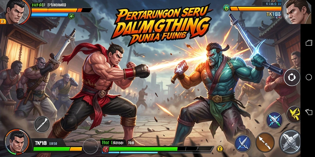 Screenshot menampilkan aksi pertarungan seru dalam TKP188.